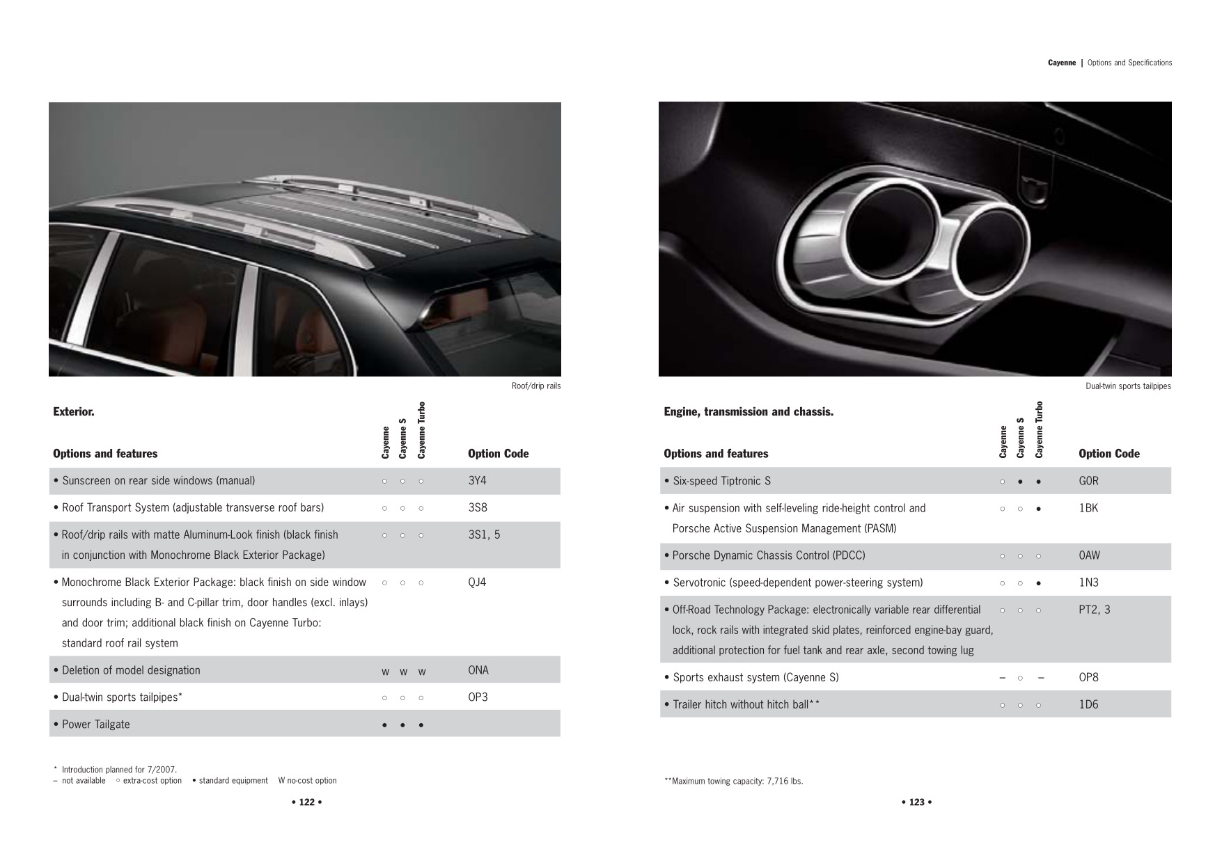 2008 Porsche Cayenne Brochure Page 57